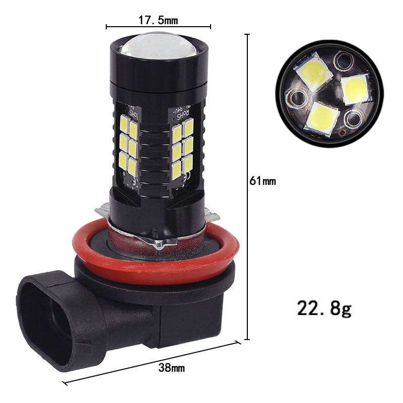 1pair Automotive High-power LED White Light Fog Lamp(H11)