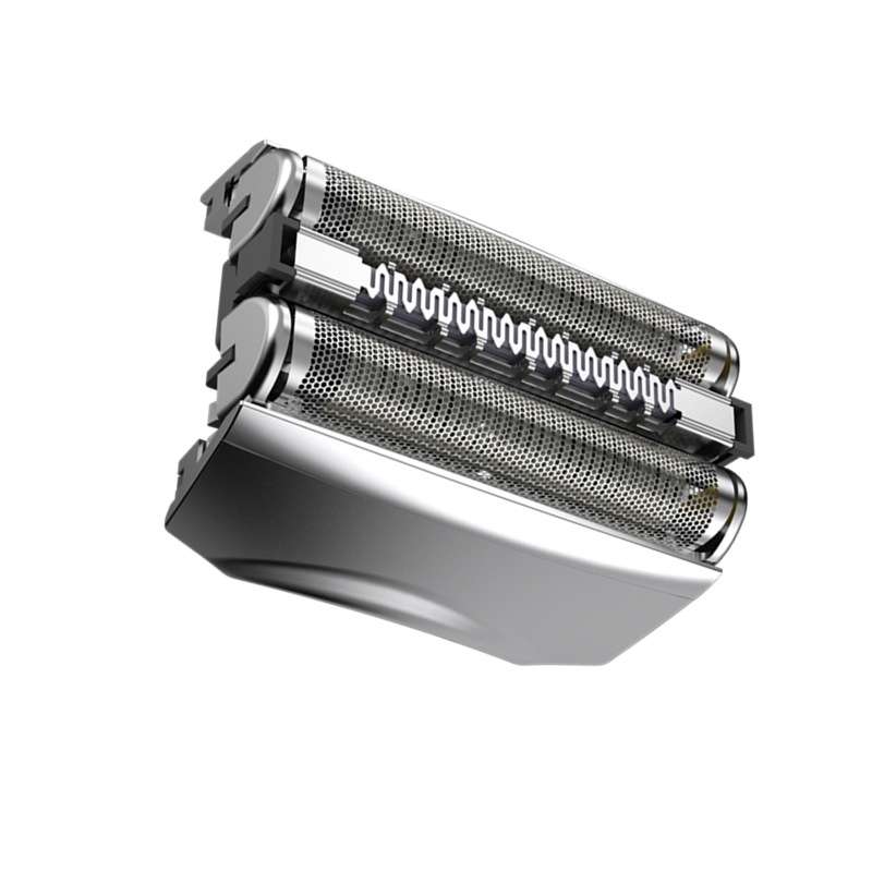 For BRAUN 70S Electric Shaver Silver Mesh Cutter Head Upgraded Version, Style: With Words(Plastic Pa