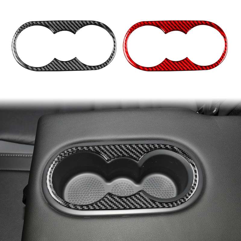 For Volkswagen Sagitar 2019-2023 Left-hand Drive Rear Drain Cup Panel Sticker(Red)