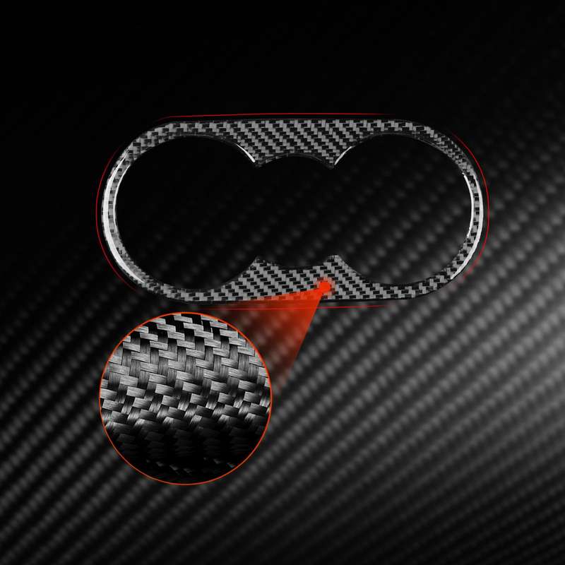 For Volkswagen Sagitar 2019-2023 Left-hand Drive Rear Drain Cup Panel Sticker(Red)