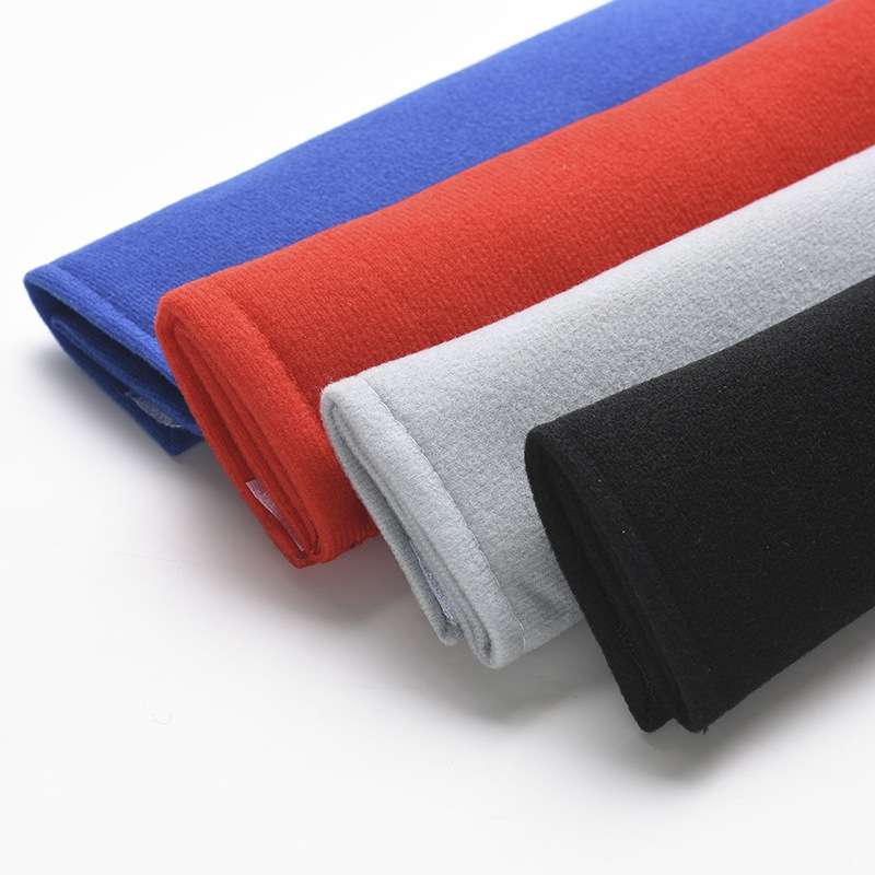 Car Seat Belts Soft Plush Shoulder Pads(Navy Blue)