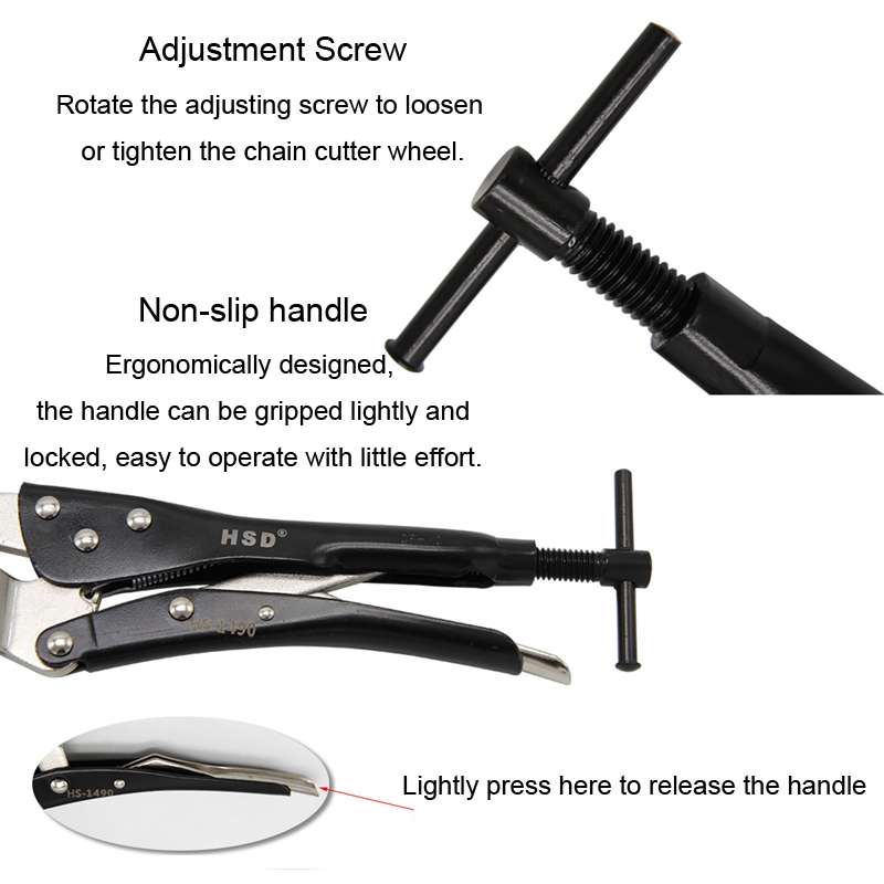 HSD HS-1490 Automobile Exhaust Pipe Chain Cutting Knife Copper And Aluminum Pipe Cutting Knife