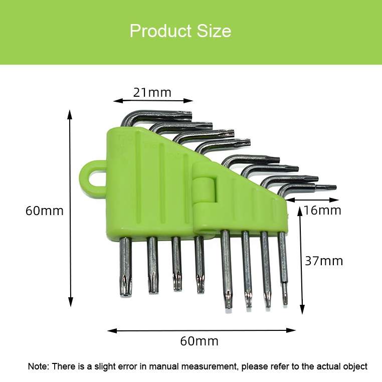 8pcs/set HUIJIAQI Hexagon Torx Screwdriver Spanner Multifunction Combination Tool