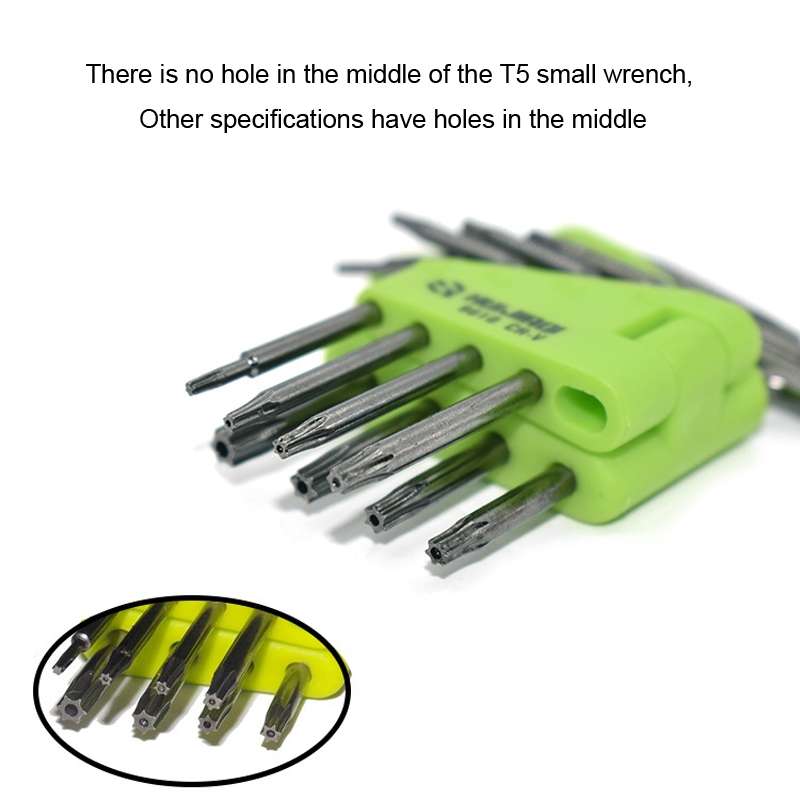 8pcs/set HUIJIAQI Hexagon Torx Screwdriver Spanner Multifunction Combination Tool