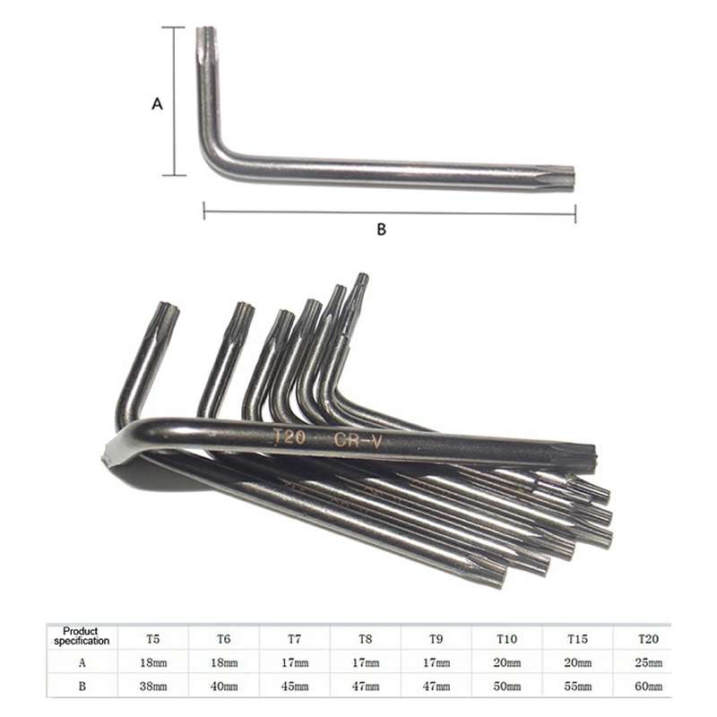 8pcs/set HUIJIAQI Hexagon Torx Screwdriver Spanner Multifunction Combination Tool