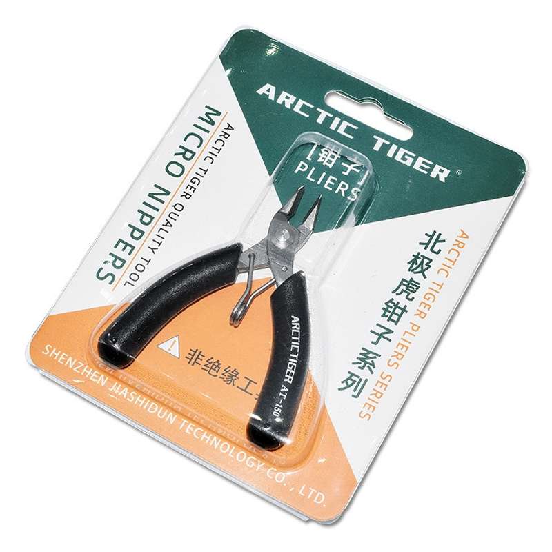 ARCTIC TIGER AT-150 Diagonal Mini Palm Stainless Steel Cutting Plier Jewelry Making Handmade Plier