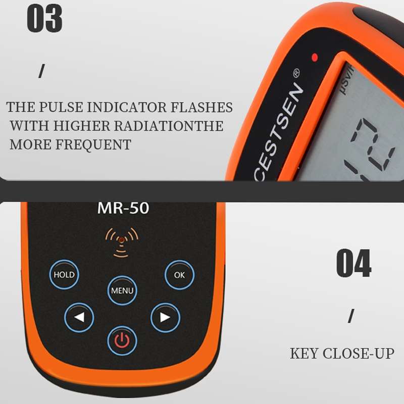 CESTSEN MR-50 Nuclear Radiation Detector Radioactive Environmental Radiation X-Ray Detector,CN