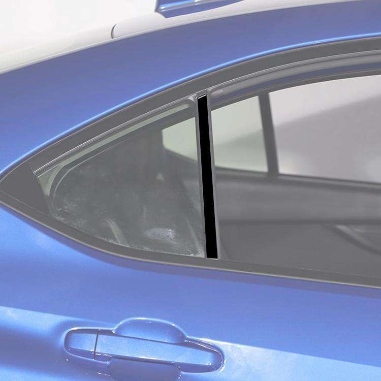 For BMW 3 Series G20 Universal B-pillar Decorative Sticker for Left and Right Drive(Black)