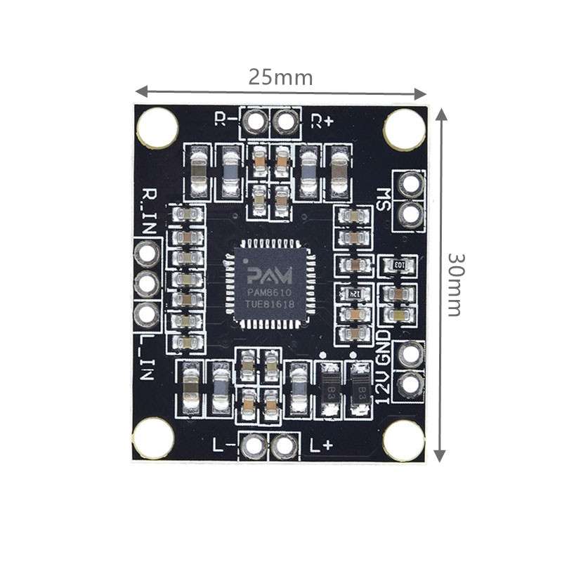 XH-M181 PAM8610 Digital Power Amplifier Board 2x15W Two-channel Amplifier Board