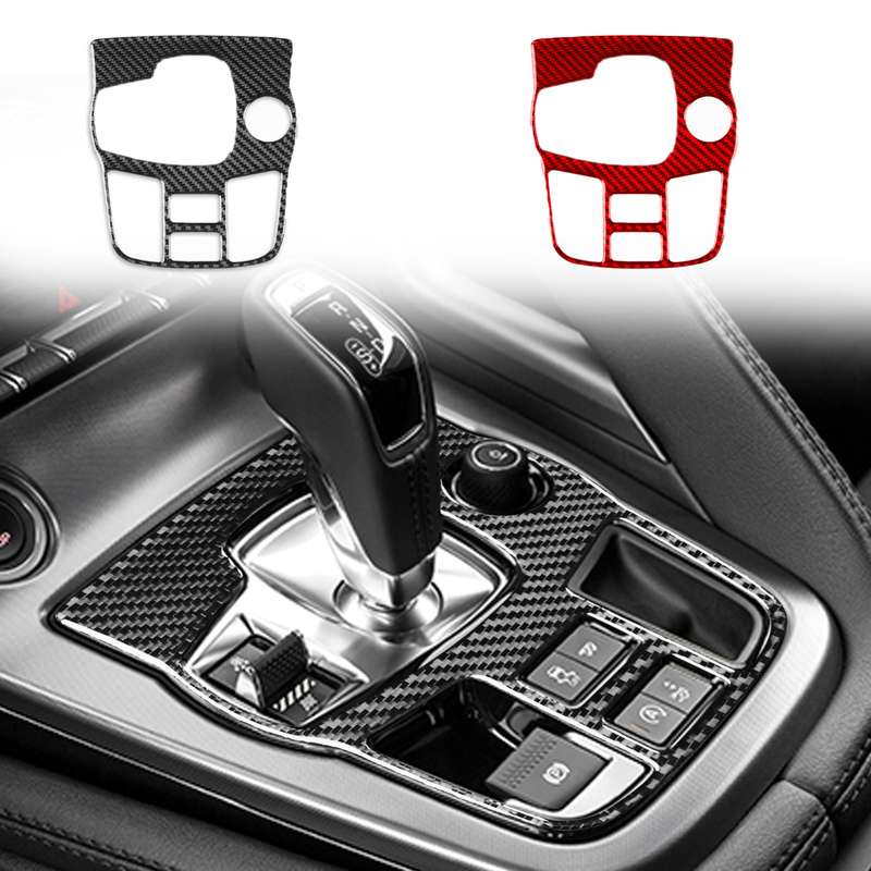 For Jaguar F-TYPE 2013+ Gear Panel Decorative Sticker, Size: Left-hand Drive(Black)