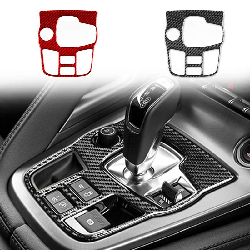 For Jaguar F-TYPE 2013+ Gear Panel Decorative Sticker, Size: Right-hand Drive(Red)