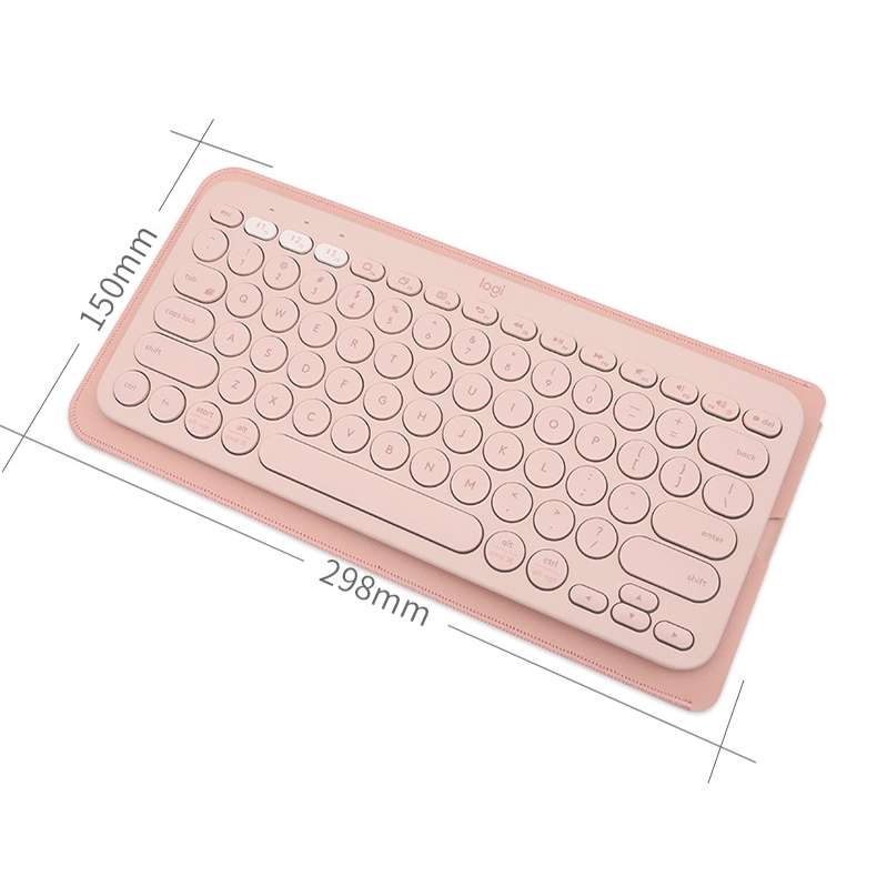 For Logitech K380 Leather Keyboard Thin and Lightweight Portable Liner Bag Waterproof Protective Co