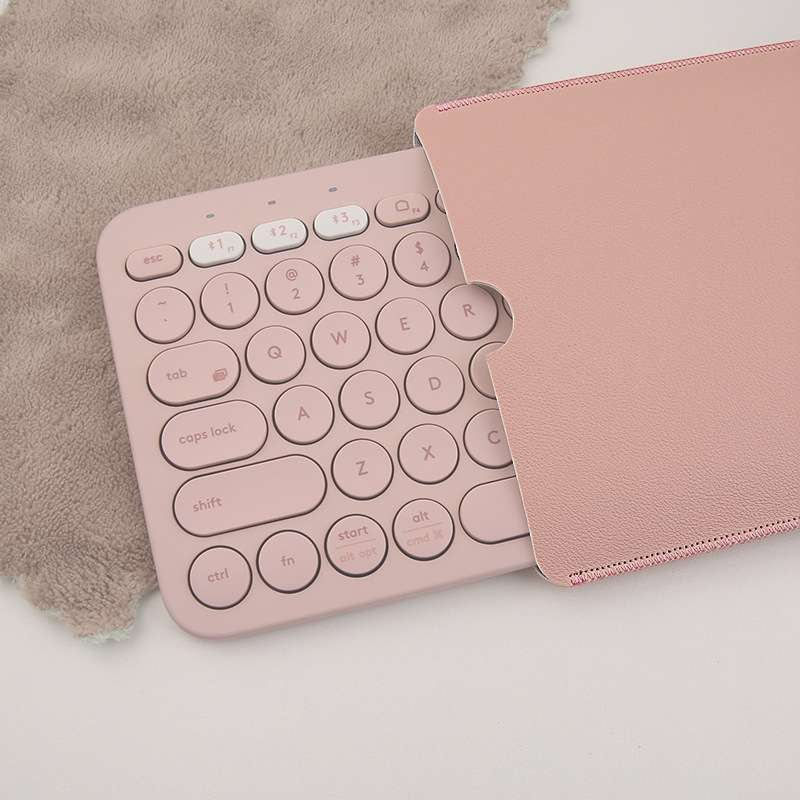For Logitech K380 Leather Keyboard Thin and Lightweight Portable Liner Bag Waterproof Protective Co