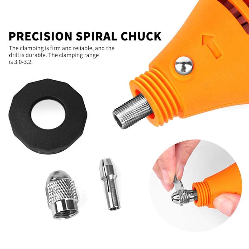HILDA Power Grinder And Brush Sharpener Set Sharpening Tool Set, EU Plug, Model: No Soft Shaft