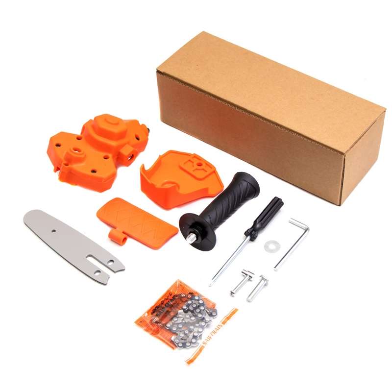 HILDA Portable Pruning Electrical Chain Saws, Specification: 4 inch Orange