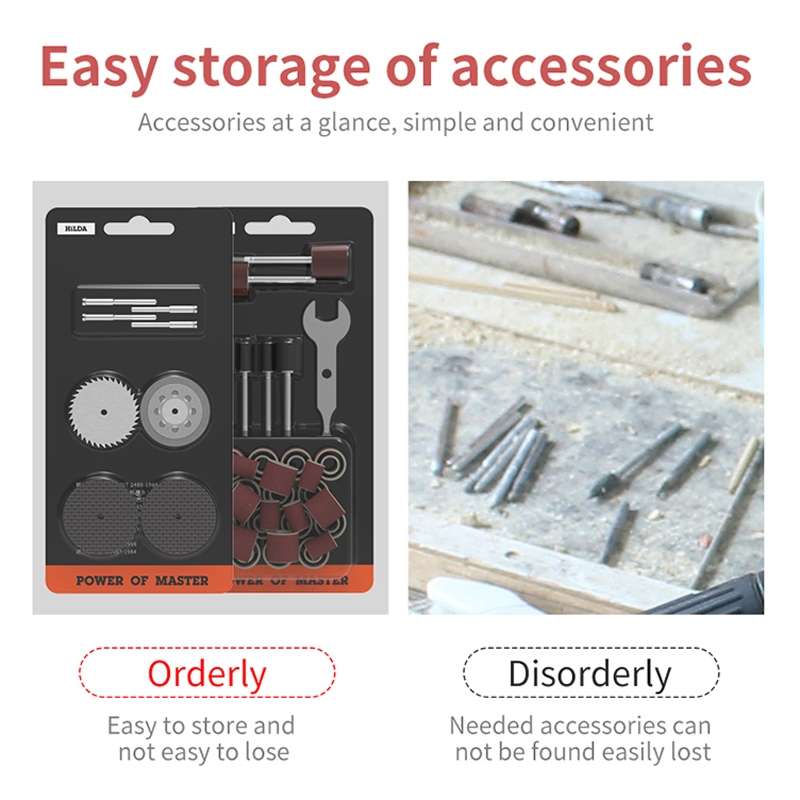HILDA 18pcs /Set Stoneworking Angle Mill Accessories Grinding Accessories Set