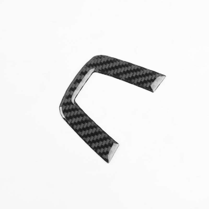 For Volkswagen Sagitar 2019-2023 Left-hand Drive Steering Wheel Chin Decoration Sticker(Black)