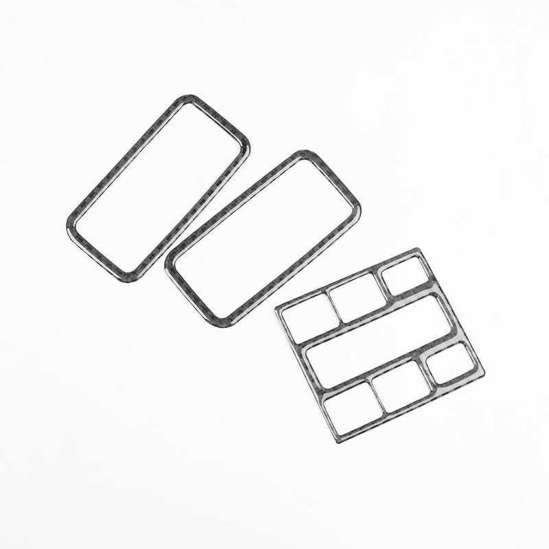 For Volkswagen Sagitar 2019-2023 3pcs /Set Left-hand Drive Reading Light Button Sticker(Red)