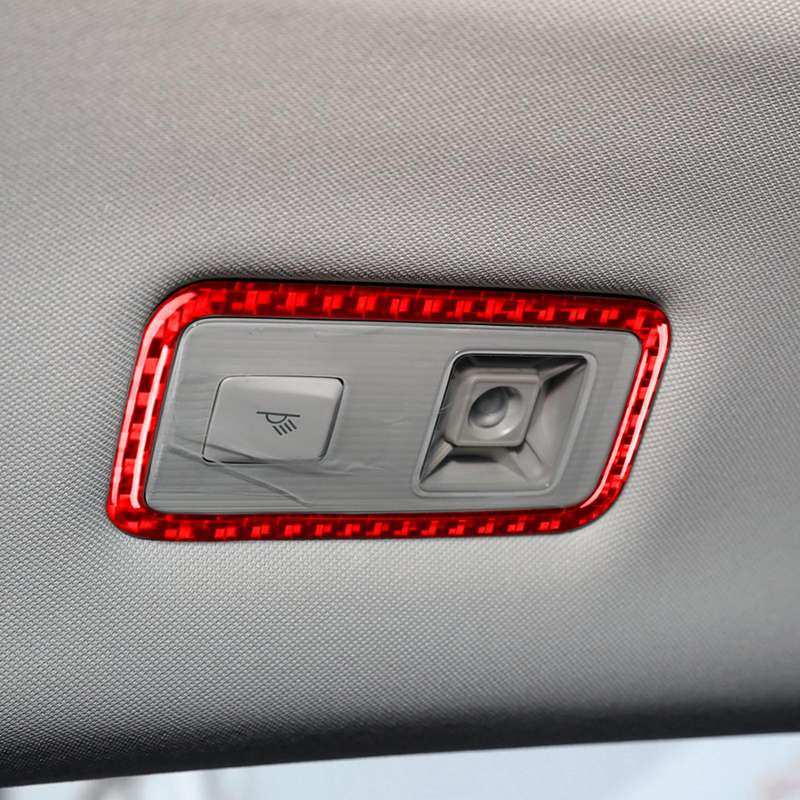 For Volkswagen Sagitar 2019-2023 3pcs /Set Left-hand Drive Reading Light Button Sticker(Red)