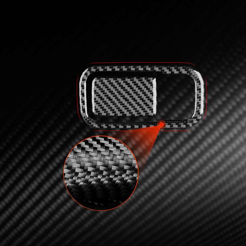 For Volkswagen Sagitar 2019-2023 2pcs /Set Left-hand Drive Co-pilot Handle Panel Sticker(Red)