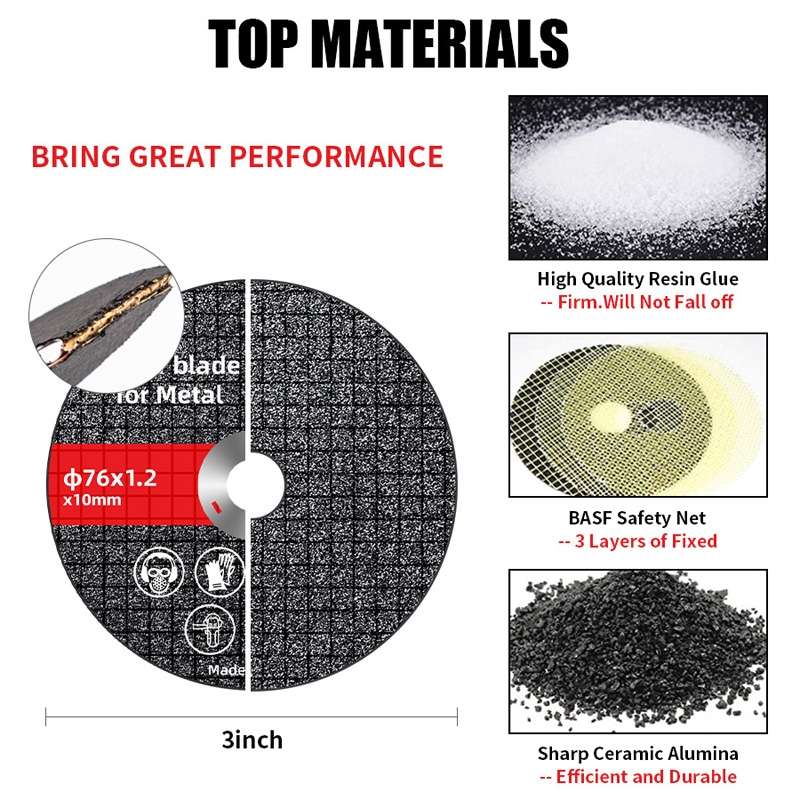 HILDA Grinding Tools Li-Ion Angle Grinder Accessories, Model: Saw Blade