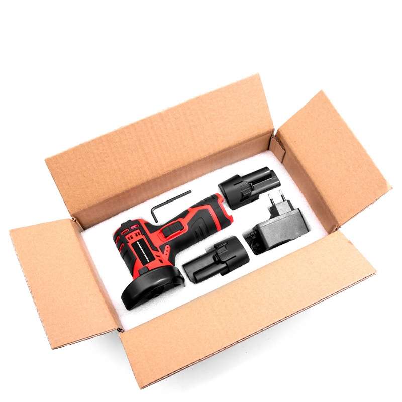 HILDA 12V 3 Inch Li-Ion Angle Grinder Home Cutting And Sanding Machine, EU Plug, Model: Carton Packa
