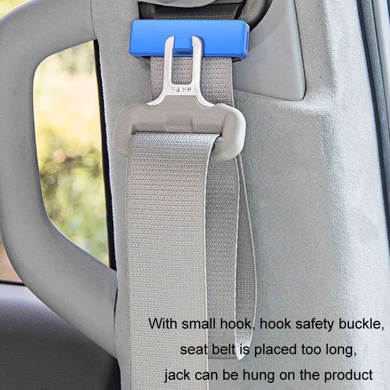 SHUNWEI 1pair Car Safety Belt Limiter Anti-Stranglehold Clip(White)