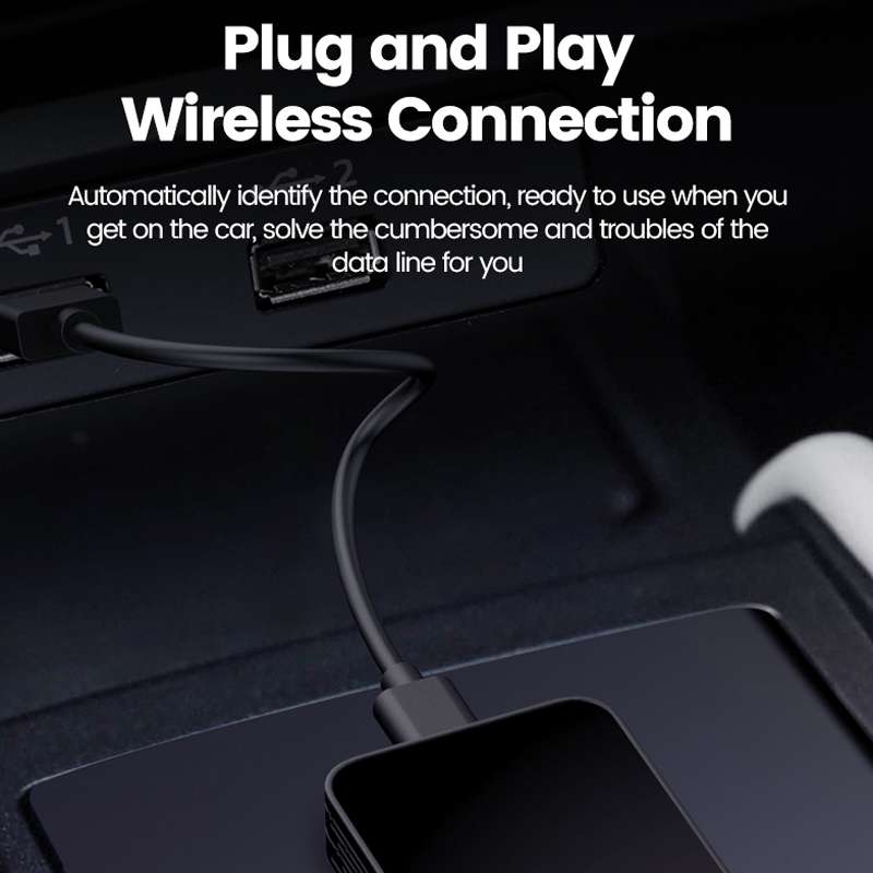 Wired to Wireless Carplay Box Android Auto for Car Interconnection(2Air)