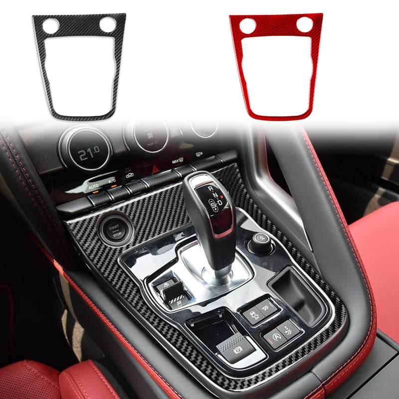 For Jaguar F-TYPE 2013+ Left And Right Drive Universal Gear Frame Sticker(Red)