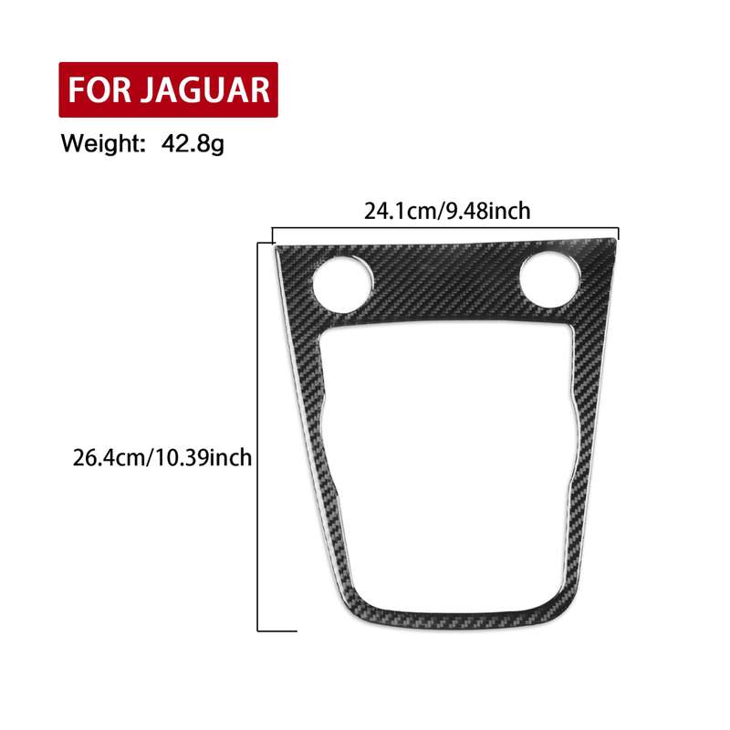 For Jaguar F-TYPE 2013+ Left And Right Drive Universal Gear Frame Sticker(Red)