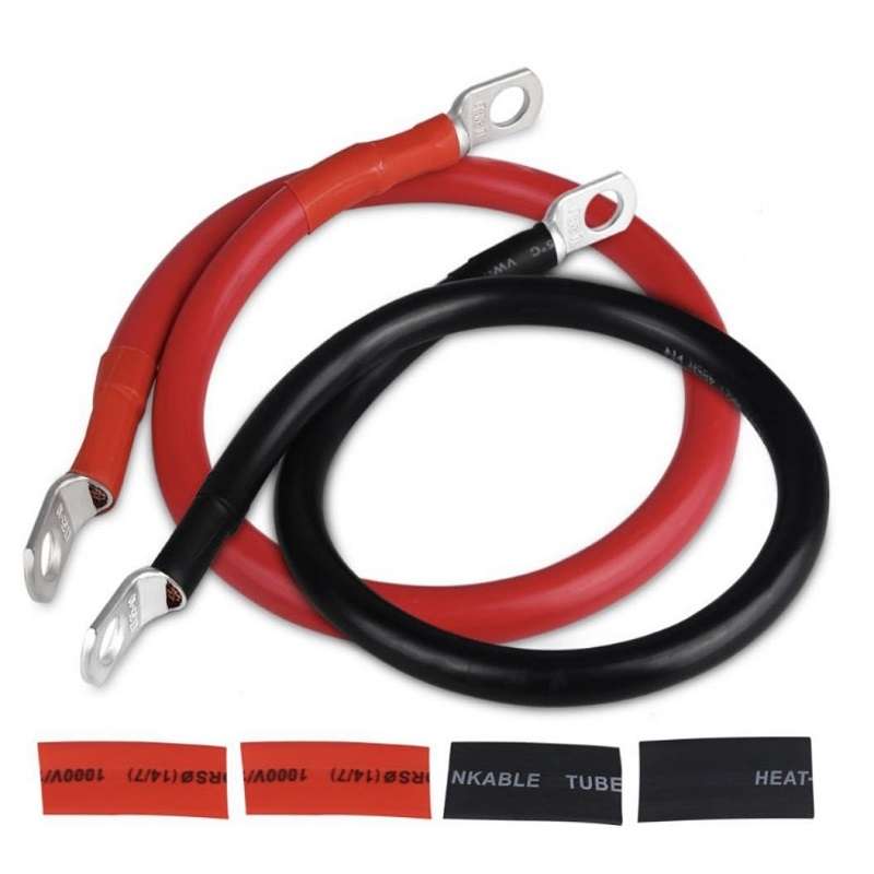 5AWG 50cm 16 Square Car Ship Solar Battery Wire(16-8cm)