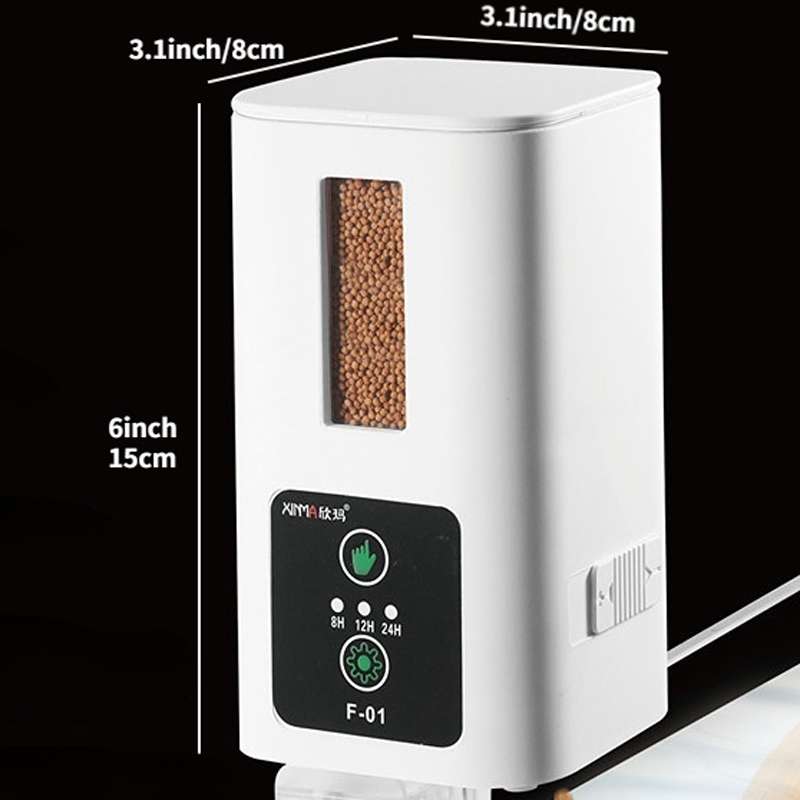 XINMA F-01 400ml Fish Tank Automatic Feeding Device Aquarium Intelligente Timing High-capacity Fish