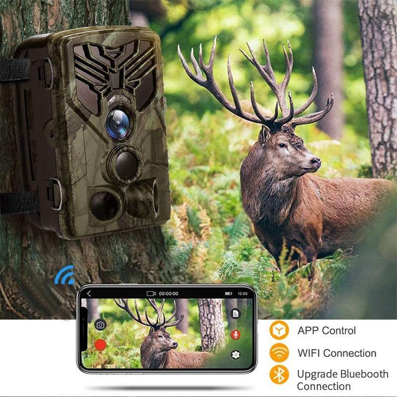 Suntek WiFi830 APP+WiFi 24MP Infrared Tracking Camera Wireless Bluetooth Control