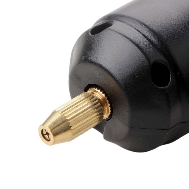USB Interface 360 Mini Electric Drill Manual Glue Drilling Electric Drill, Set: Drill+4pcs Wrench