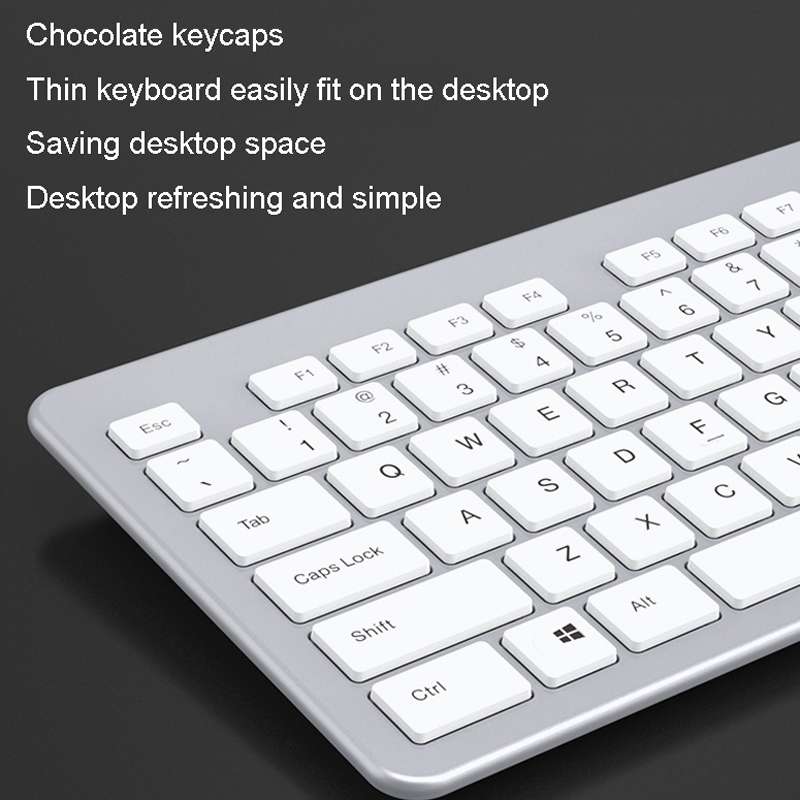 B035 2.4G Wireless Keyboard Scissor Foot Construction Silent Office Laptop External Keyboard, Color: