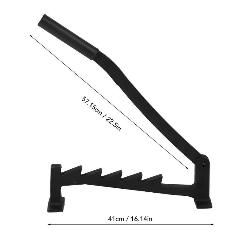 Wall Mounted Manual Wood Splitter High Carbon Steel Fire Wood Cutter, Spec: With Long Handle
