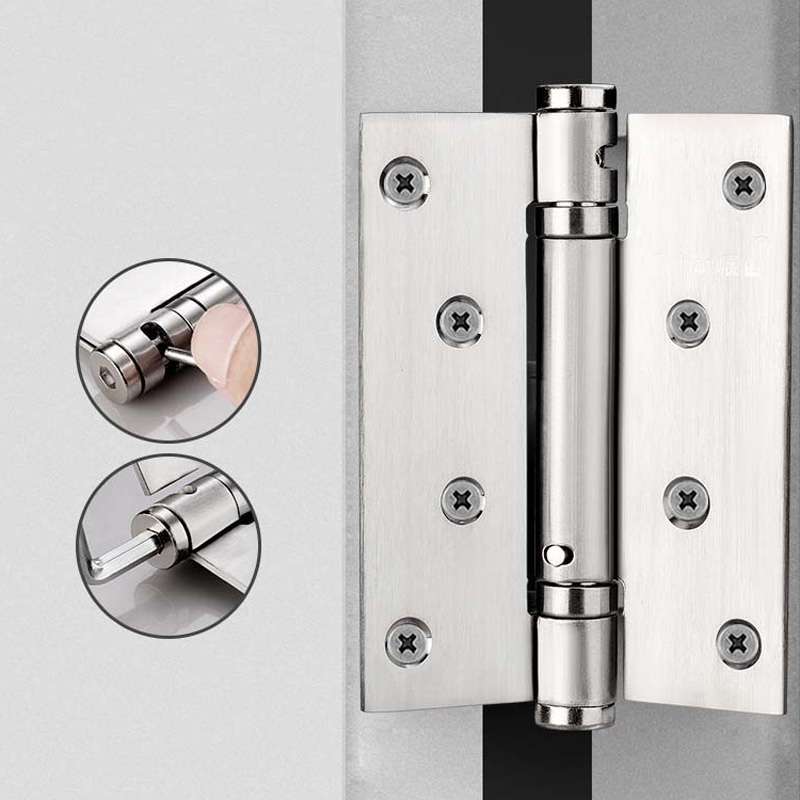 2pcs /Set 4 Inch Stainless Steel Hinge Free Slotting Door Switch Hinge