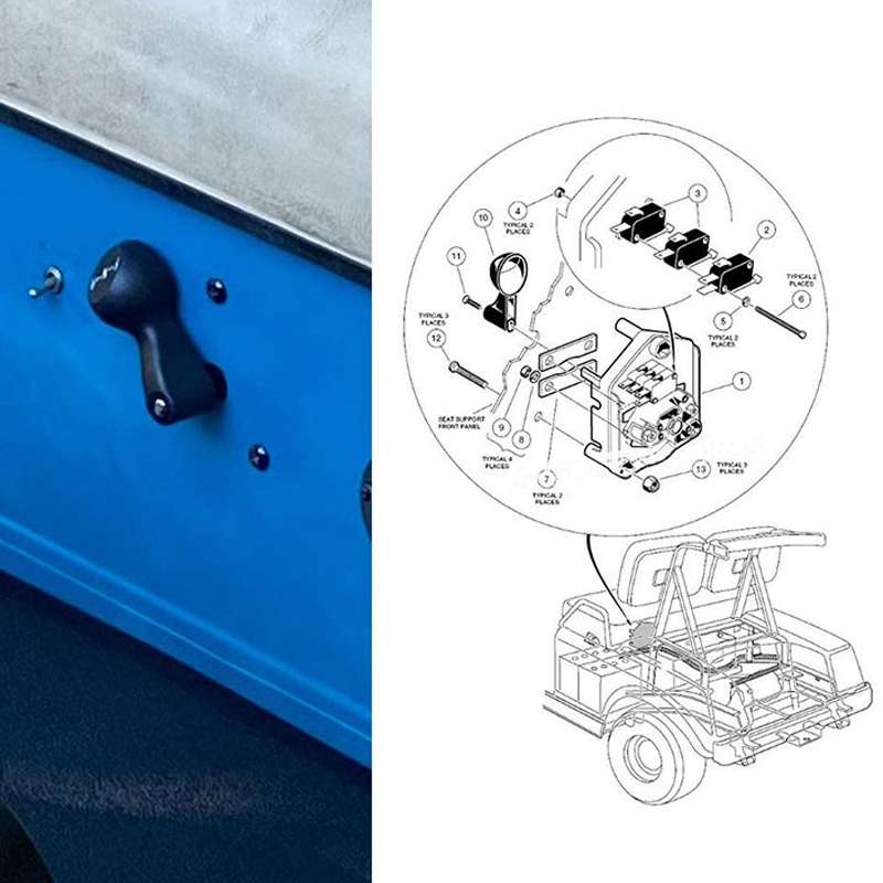 For Club Car DS Golf Cart Front And Rear Gear Switches 101753005