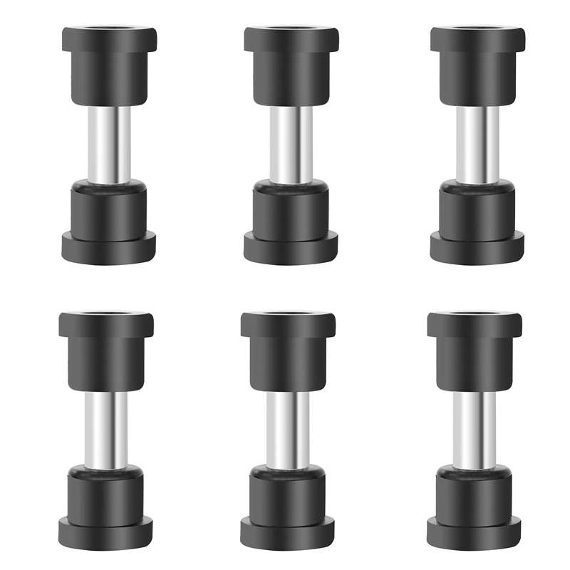 12pcs Rubber Sleeve+ 6pcs Iron Sleeve For EZGO TXT Golf Cart Steel Plate Rubber Sleeve Iron Sleeve K