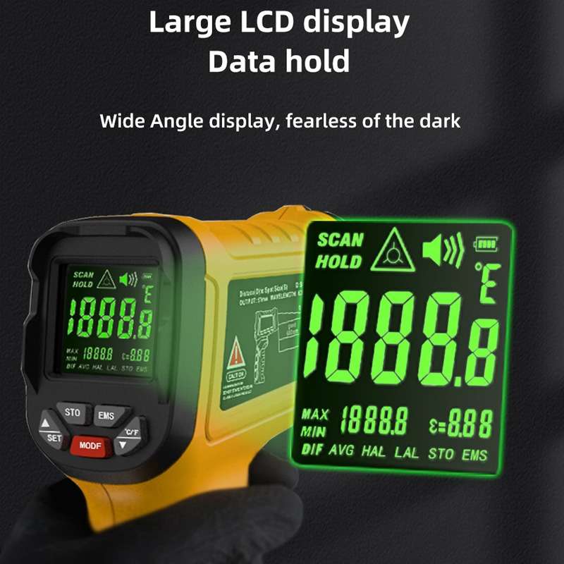 BSIDE H3 High Temperature Infrared Thermometer Handheld Non-Contact Thermometer