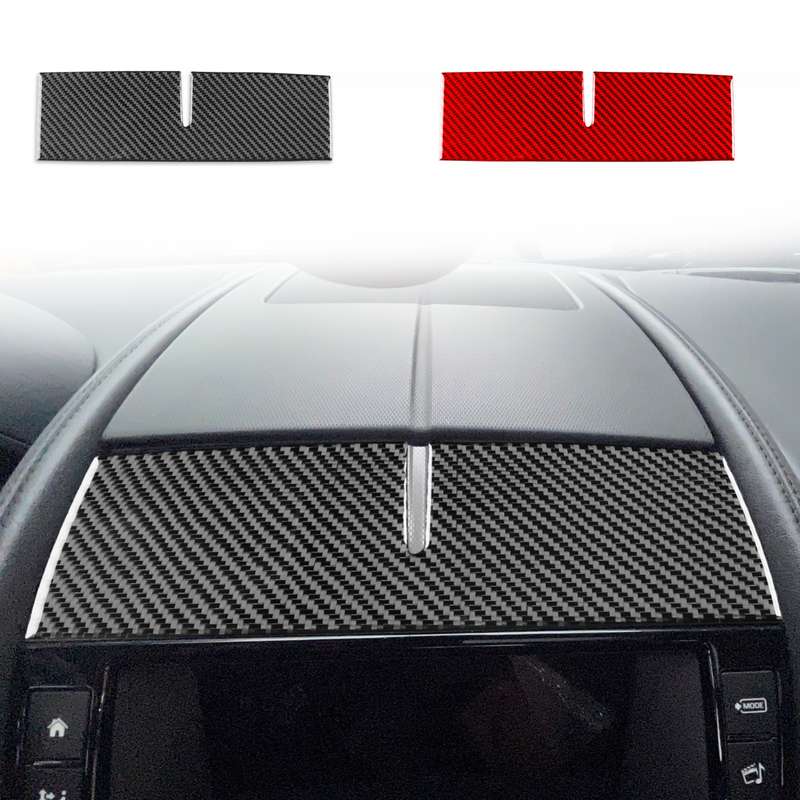 For Jaguar F-TYPE 2013+ Universal Center Console Sticker For Left And Right Drive(Black)
