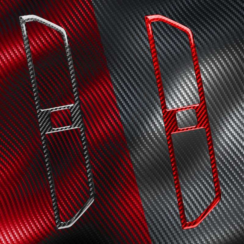 For Volkswagen Sagitar 2019-2023 B Model Left-hand Drive Center Console Air Outlet Sticker(Red)