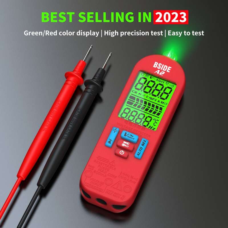 BSIDE A2 Charging Model Mini Digital Auto-Ranging Pencil Multimeter, Specification: Standard