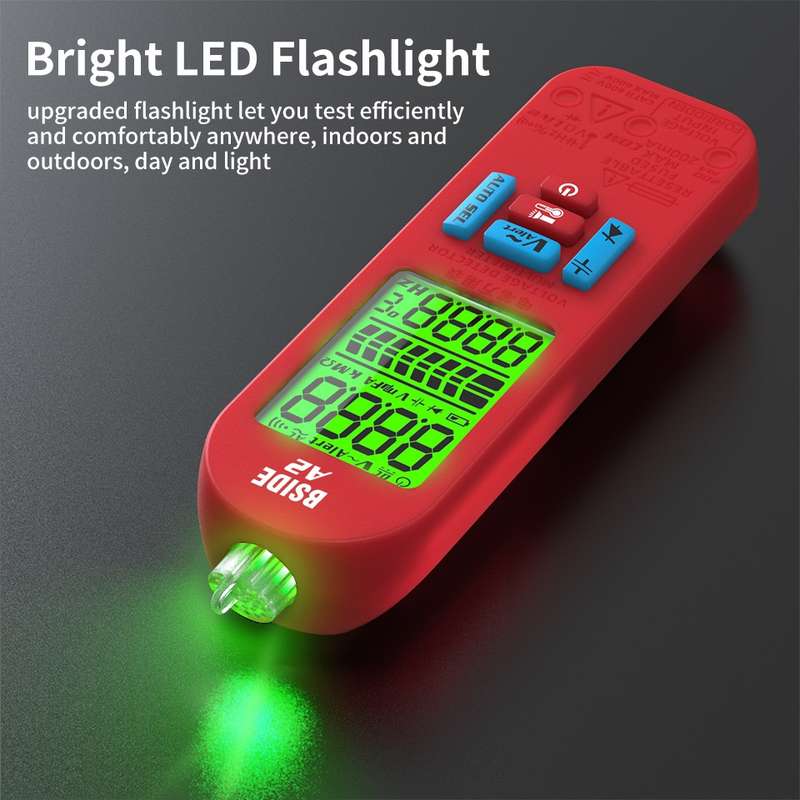 BSIDE A2 Charging Model Mini Digital Auto-Ranging Pencil Multimeter, Specification: Standard