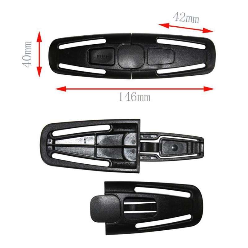 Child Safety Seat Belt 5-point Chest Buckle Adjustment Lock