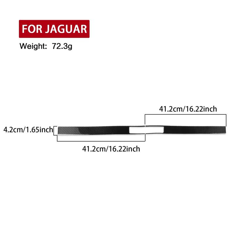 For Jaguar F-TYPE 2013+ Universal Sunroof Handle Sticker For Left And Right Drive(Red)