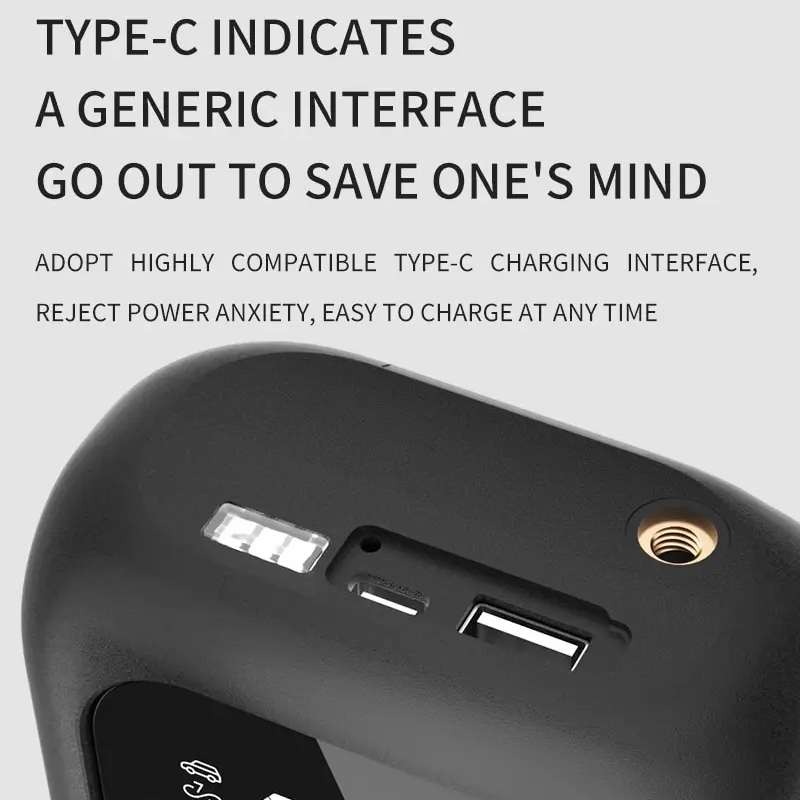 Multifunctional Portable Car Electric Wireless Tire Inflator Pump(Mechanical Button)