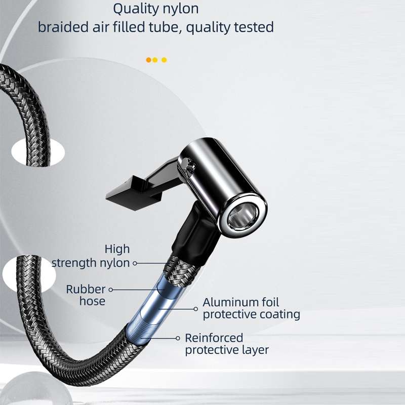 Car Wireless Inflatable Pump Electric Car Tyre 12V High Power Inflator(Upgrade)