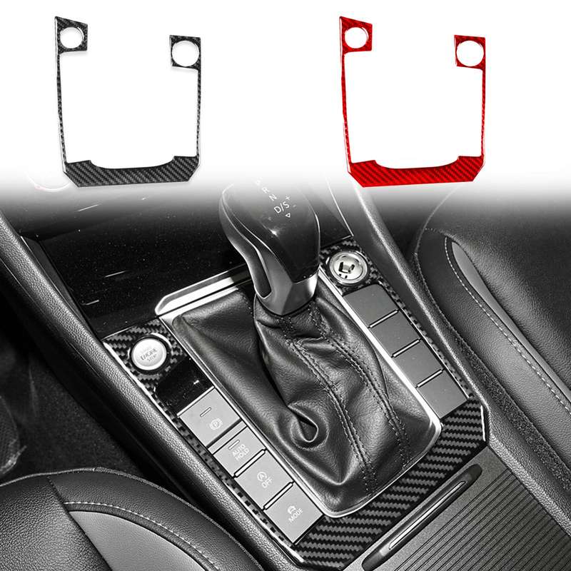For Volkswagen Sagitar 2019-2023 B Model Left-Hand Drive Gear Panel Sticker(Black)