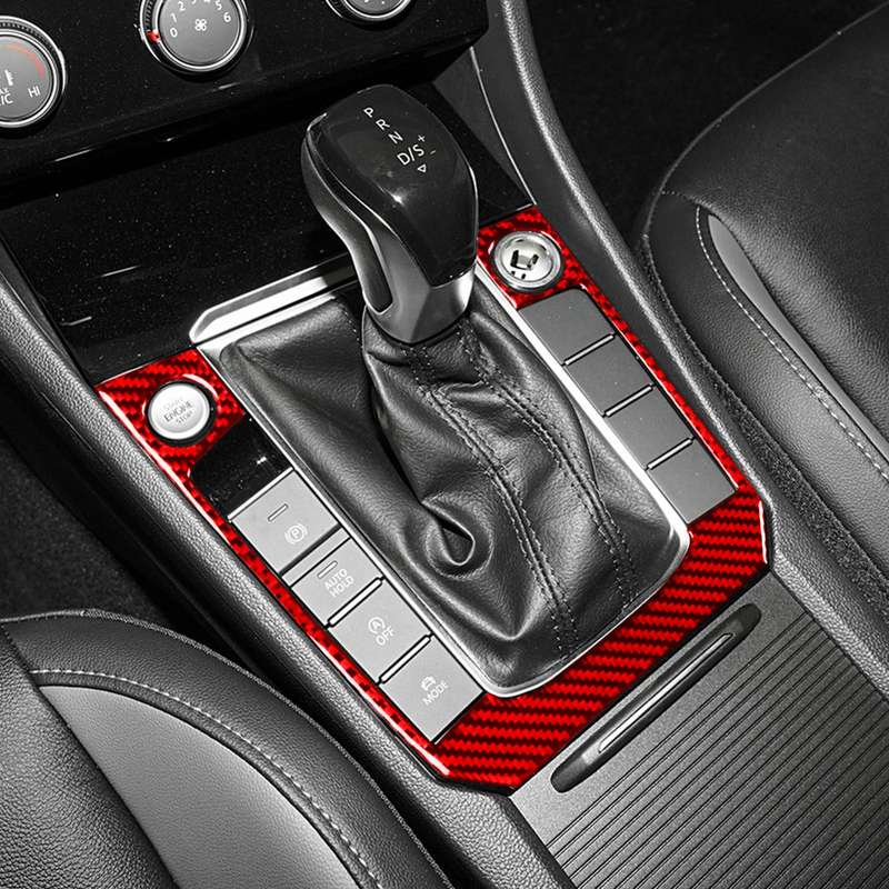For Volkswagen Sagitar 2019-2023 B Model Left-Hand Drive Gear Panel Sticker(Black)